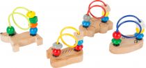 Dřevěné hračky Small Foot Zvířátkový minilabyrint 1ks červená Small foot by Legler