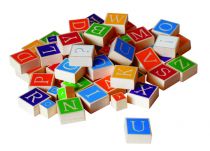 Dřevěné hračky Detoa Dřevěná abeceda