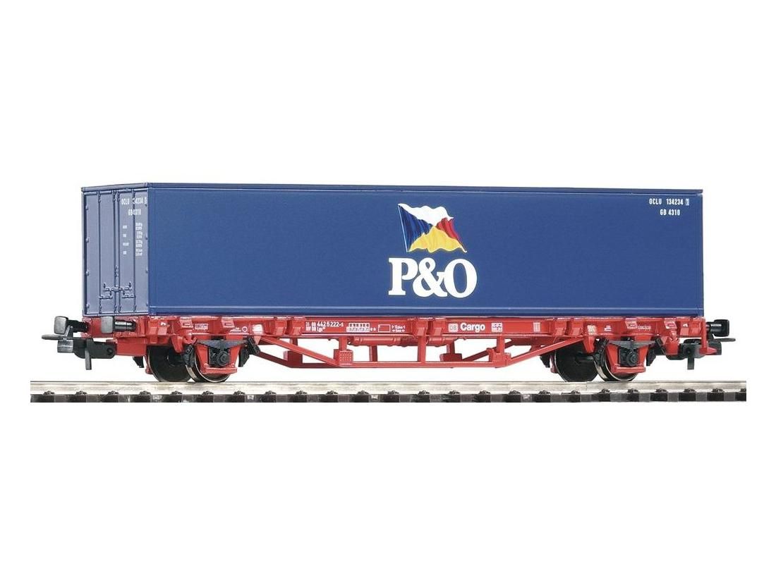 Dřevěné hračky Piko Plošinový vagón Lgs579 1x40ft kontejnér P&O DB AG V - 57706