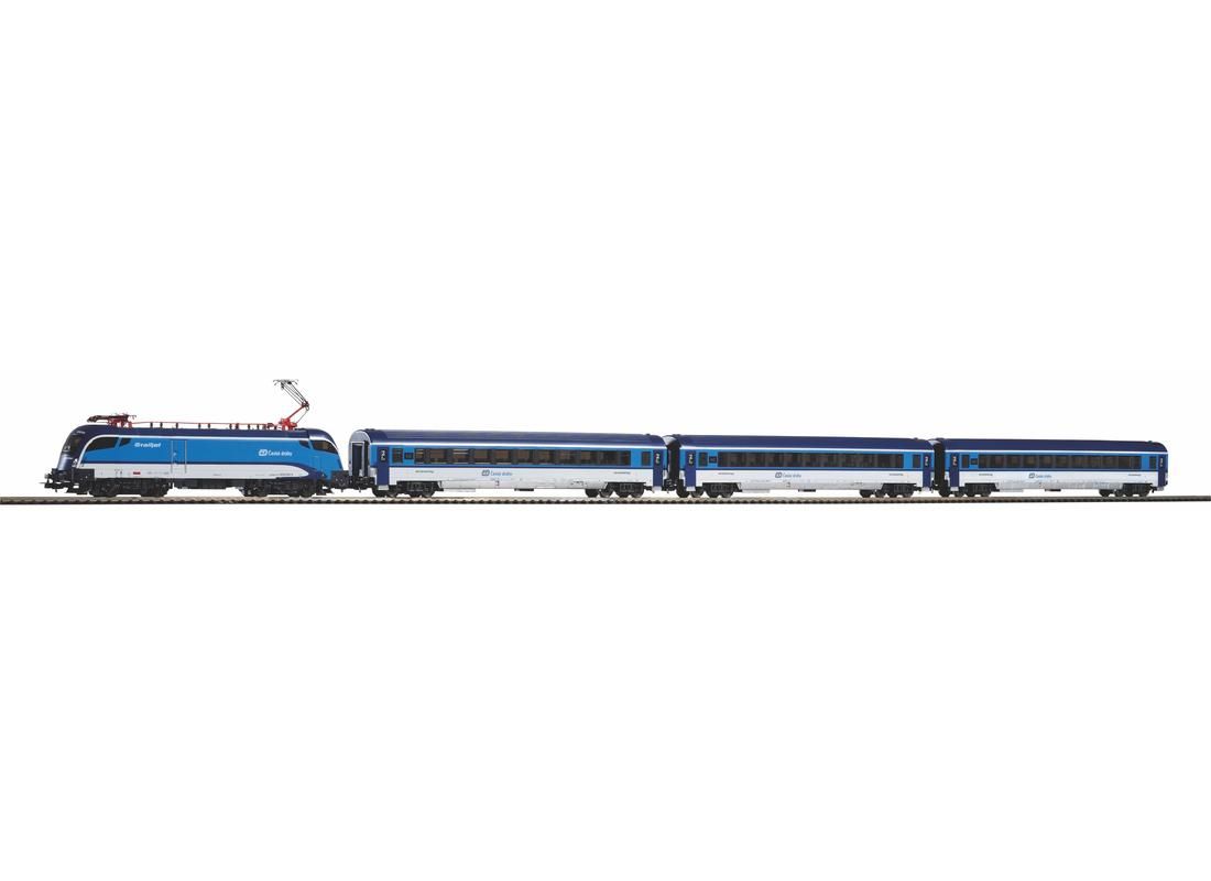 Dřevěné hračky Piko Startovací sada Osobní vlak Taurus Railjet IC ČD VI - 57179