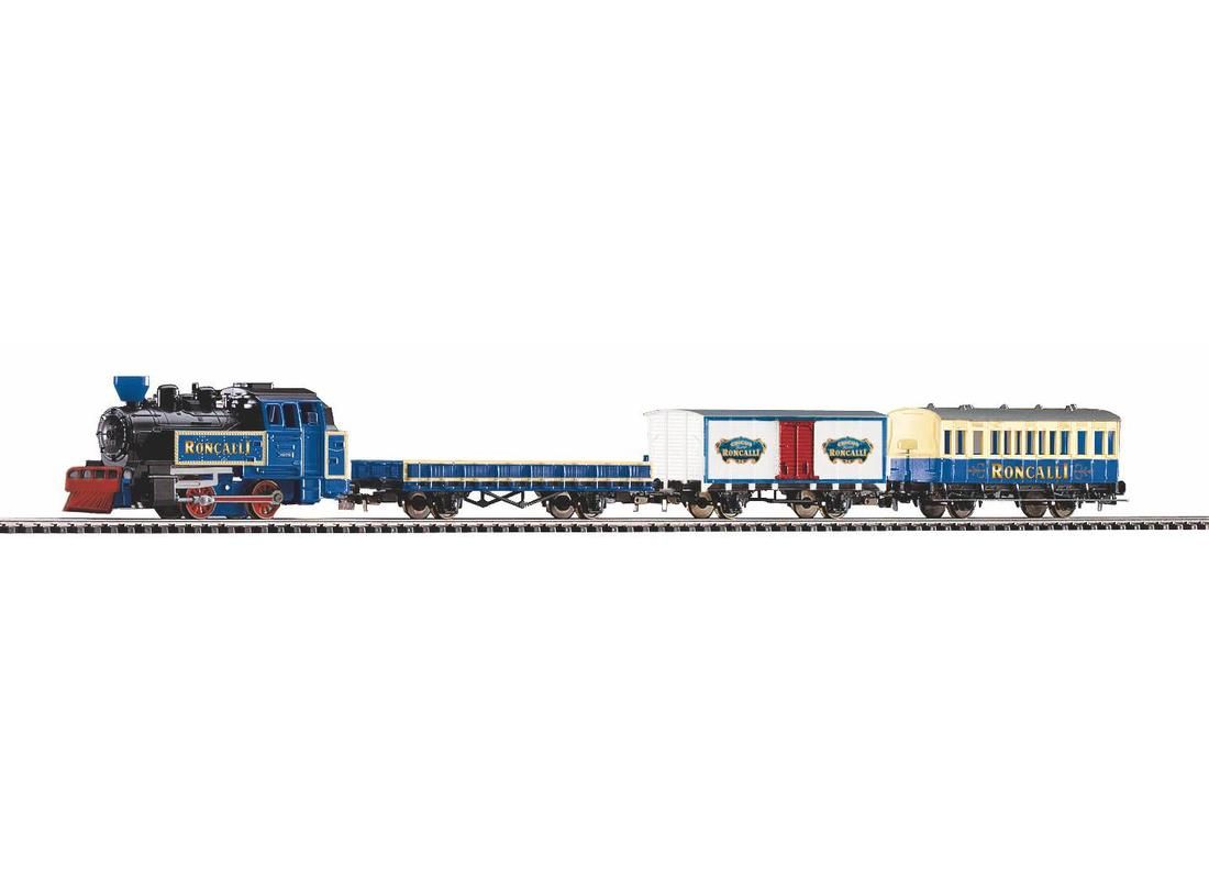 Dřevěné hračky Piko Startovací sada Cirkusový vlak s parní lokomotivou (RC) - 57142