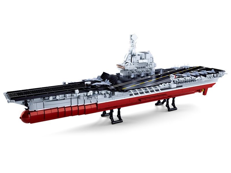 Dřevěné hračky Sluban Modely M38-B0698 Letadlová loď
