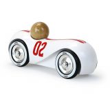 Dřevěné hračky Vilac Dřevěné auto Streamline vintage bílé