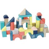 Dřevěné hračky Vilac Dřevěné kostky barevné Canopée 54 ks