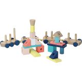 Dřevěné hračky Vilac Dřevěný vláček barevný Canopée