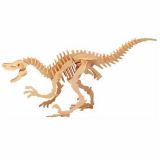 Woodcraft Dřevěné 3D puzzle velký Velociraptor