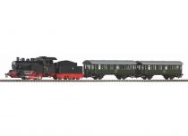 Dřevěné hračky Piko Startovací sada Osobní vlak s parní lokomotivou Oi2 s tendrem PKP III - 97933