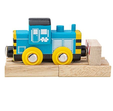 Dřevěné hračky Bigjigs Rail Dřevěný vláček Shunter