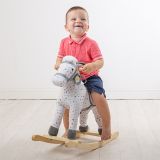 Dřevěné hračky Bigjigs Toys Vzorovaný houpací kůň