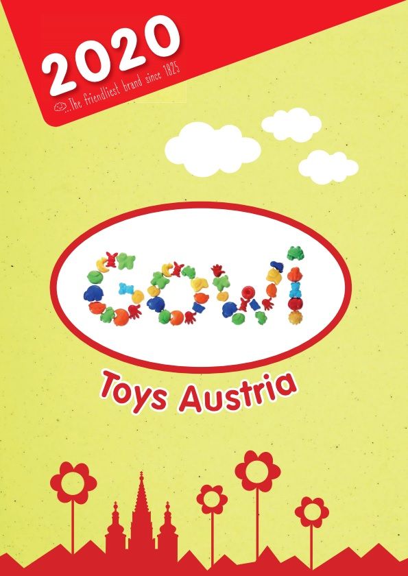 Dřevěné hračky Gowi katalog hraček 2020 tištěný