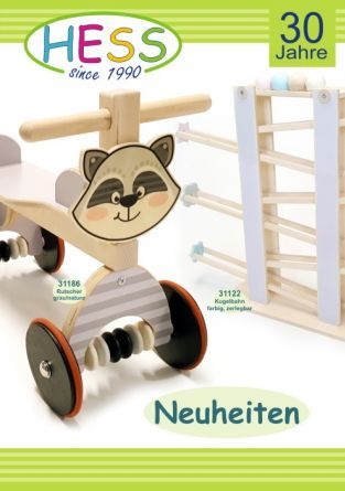 Dřevěné hračky Hess katalog novinek 2020