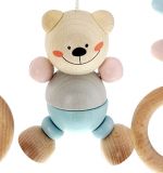 Dřevěné hračky Hess Mini hrazdička medvídek