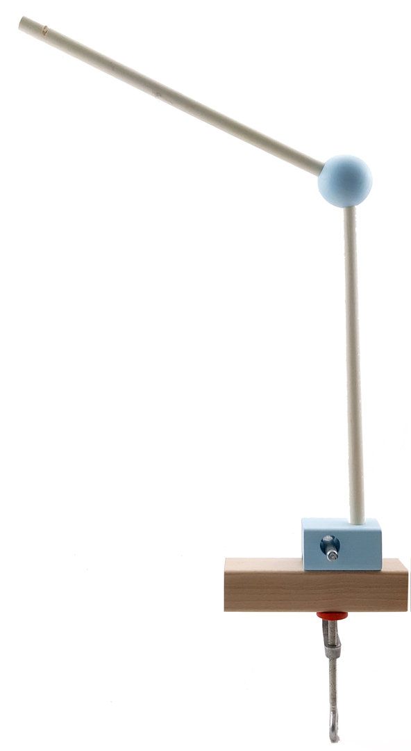 Dřevěné hračky Hess Mobilní držák modrý