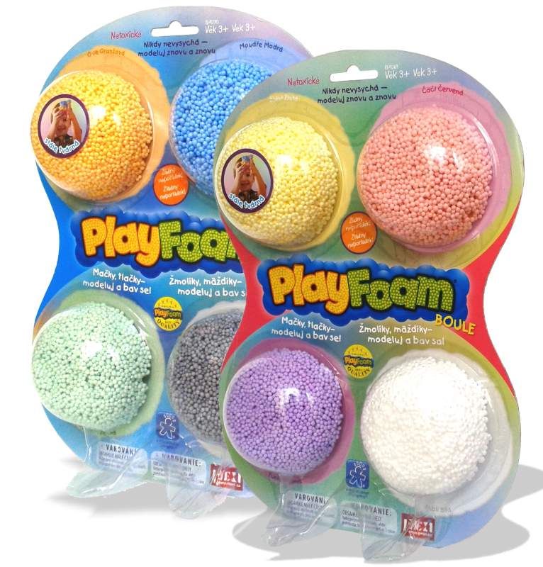 Dřevěné hračky Pexi PlayFoam® Boule Sada 2 balení nešpinivé modelíny