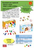 Dřevěné hračky Alexander Poznávání pro nejmenší skládačky barvy a vzory Pexi