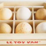 Dřevěné hračky Le Toy Van Farmářská vejce v bedýnce