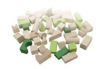 Dřevěné hračky Detoa Dřevěné kostky XL 45 dílků