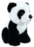Rappa Plyšová panda sedící 18 cm ECO-FRIENDLY