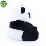 Dřevěné hračky Rappa Plyšová panda sedící 31 cm ECO-FRIENDLY