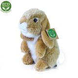 Rappa Plyšový králík béžový stojící 18 cm ECO-FRIENDLY