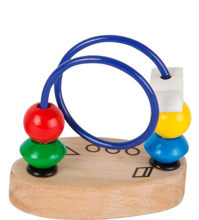Dřevěné hračky Small Foot Zvířátkový minilabyrint 1ks modrá Small foot by Legler