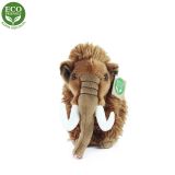 Dřevěné hračky Rappa Plyšový mamut stojící 17 cm ECO-FRIENDLY