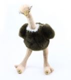 Dřevěné hračky Rappa Plyšový pštros Emu 32 cm