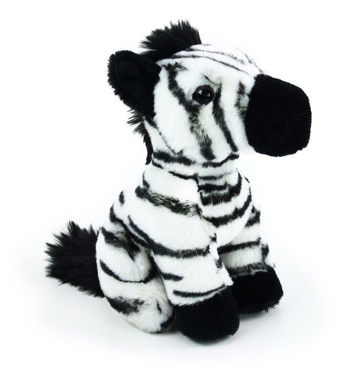 Dřevěné hračky Rappa Pyšová zebra sedící 18 cm