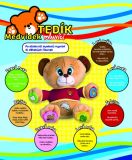 Dřevěné hračky Medvěd Tedík česky mluvící plyš 30cm Teddies