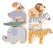 Dřevěné hračky small foot Skládací zvířátka Safari
