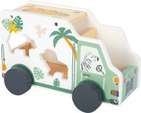 Dřevěné hračky small foot Vkládací auto Safari
