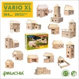 Dřevěné hračky Dřevěná stavebnice Walachia Vario XL