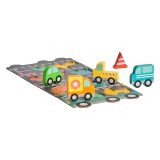 Dřevěné hračky Petit Collage Robustní dřevěné puzzle Big Truck