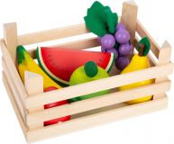 Dřevěné hračky Small Foot Bedýnka s ovocem do prodejny Small foot by Legler