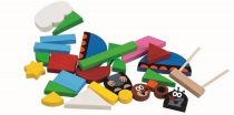 Dřevěné hračky Detoa Magnetické dílky Krtek na cestách