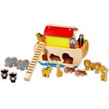Dřevěné hračky Classic world Noemova archa se zvířátky