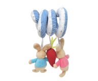 Dřevěné hračky Rainbow Chrastítko spirála Flopsy Bunny Activity Rainbow Design Limited