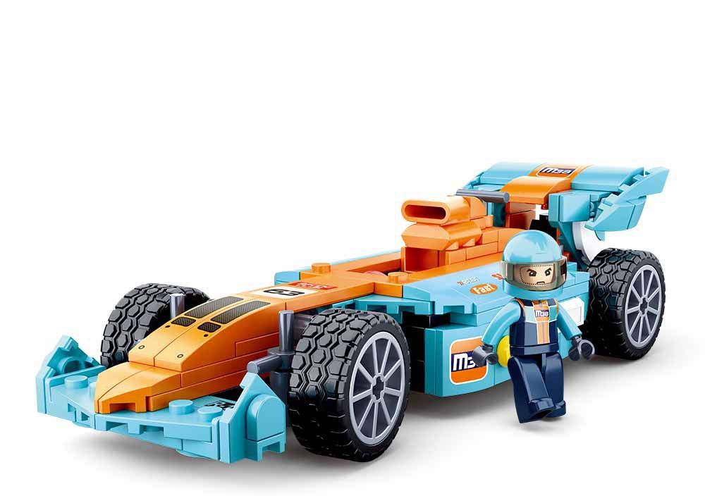 Dřevěné hračky Sluban Racing Team M38-B0763 Formule velká