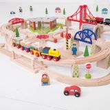 Dřevěné hračky Bigjigs Rail Vláčkodráha Depo