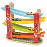Dřevěné hračky Bigjigs Toys Dřevěná automobilová závodní dráha