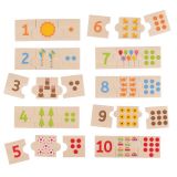 Dřevěné hračky Bigjigs Toys Edukativní puzzle počítání
