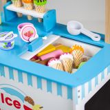 Dřevěné hračky Bigjigs Toys Zmrzlinový vozík