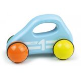 Dřevěné hračky Vilac Závodní auto Brouk modré