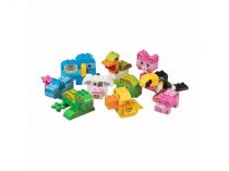 Dřevěné hračky L-W Toys Junior kostky Zvířata