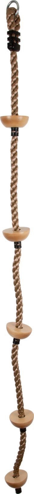 Dřevěné hračky small foot Dětské šplhací lano s nášlapnými body