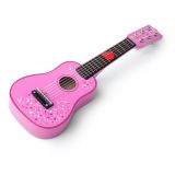Dřevěné hračky Tidlo Dřevěná kytara Star růžová