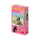 Dřevěné hračky Dino Puzzle Jak Krtek uzdravil myšku 1 ks