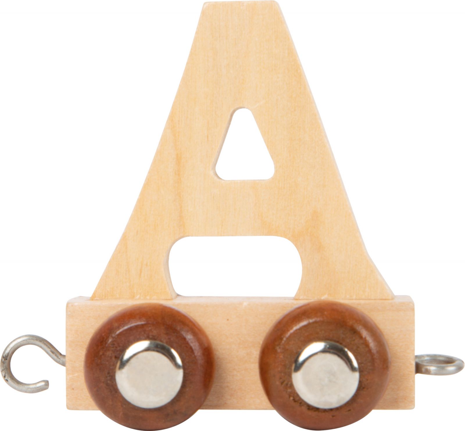 Dřevěné hračky small foot Dřevěný vláček vláčkodráhy abeceda písmeno A