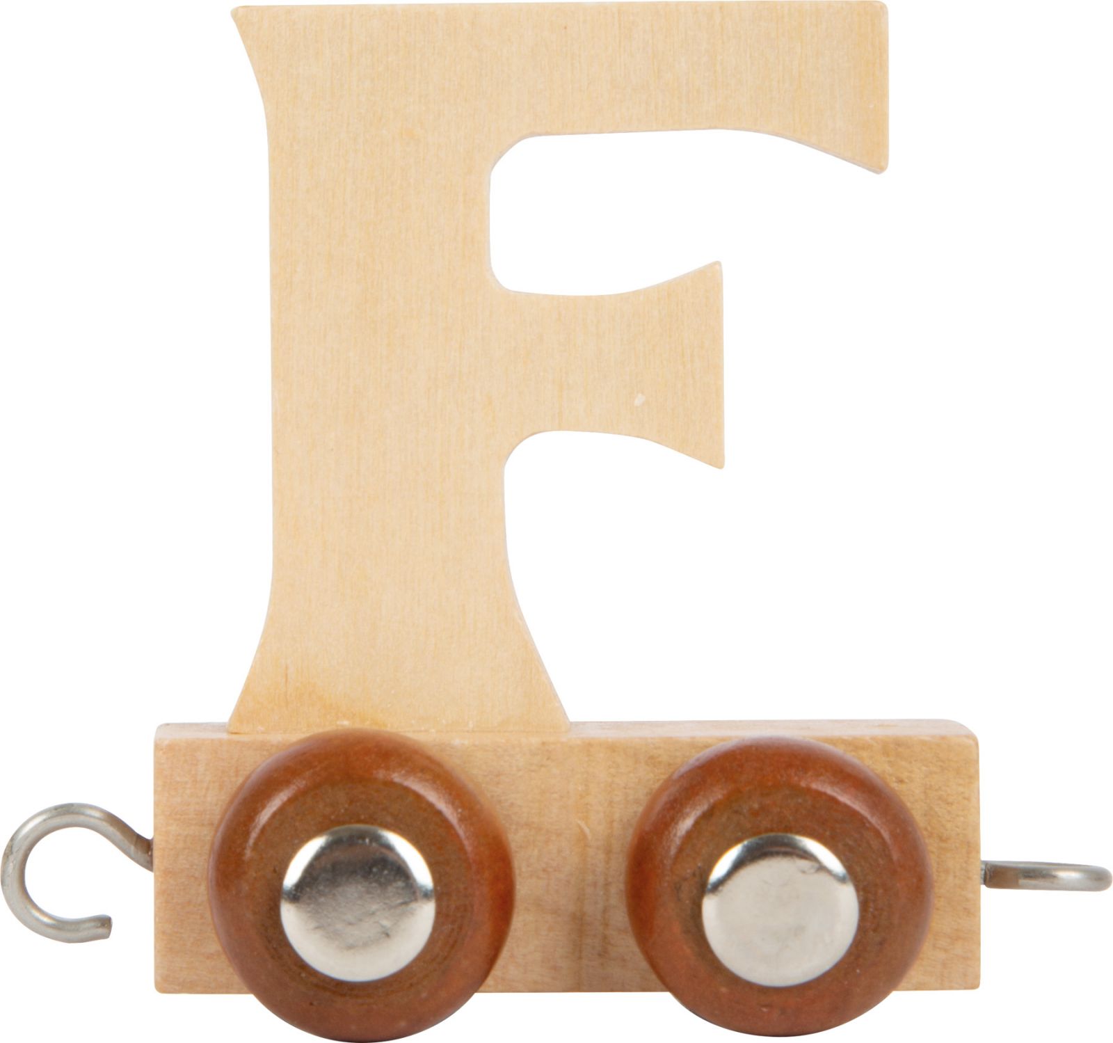 Dřevěné hračky small foot Dřevěný vláček vláčkodráhy abeceda písmeno F