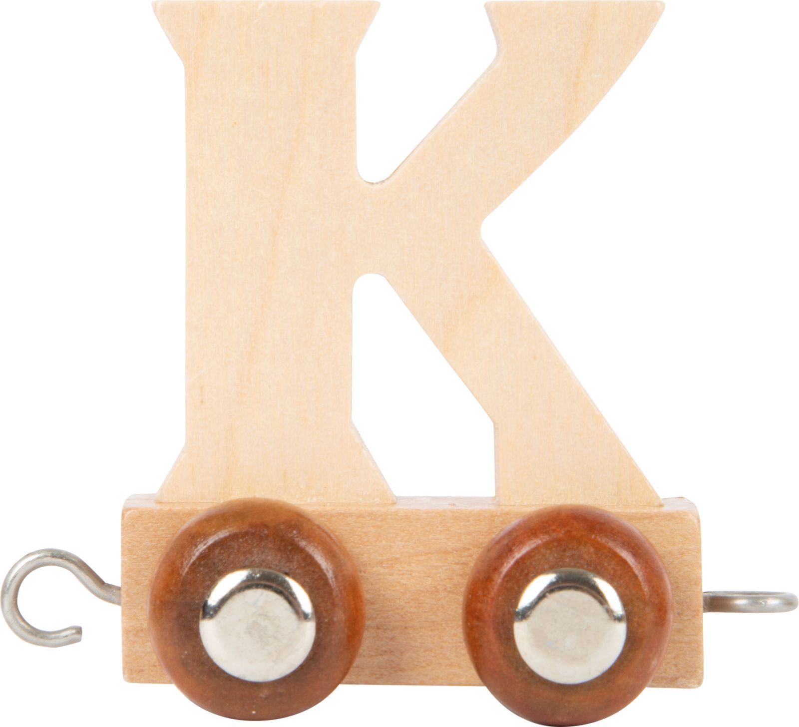 Dřevěné hračky small foot Dřevěný vláček vláčkodráhy abeceda písmeno K